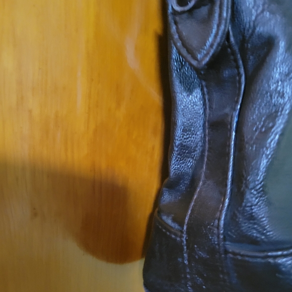 Genuine leather Valentino handbag - Picture 3 of 7